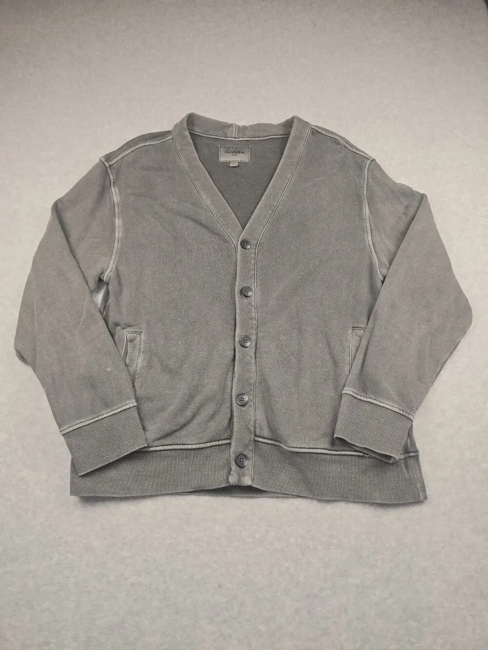 Goodfellow & Co Button Up Jacket Sweatshirt Size L